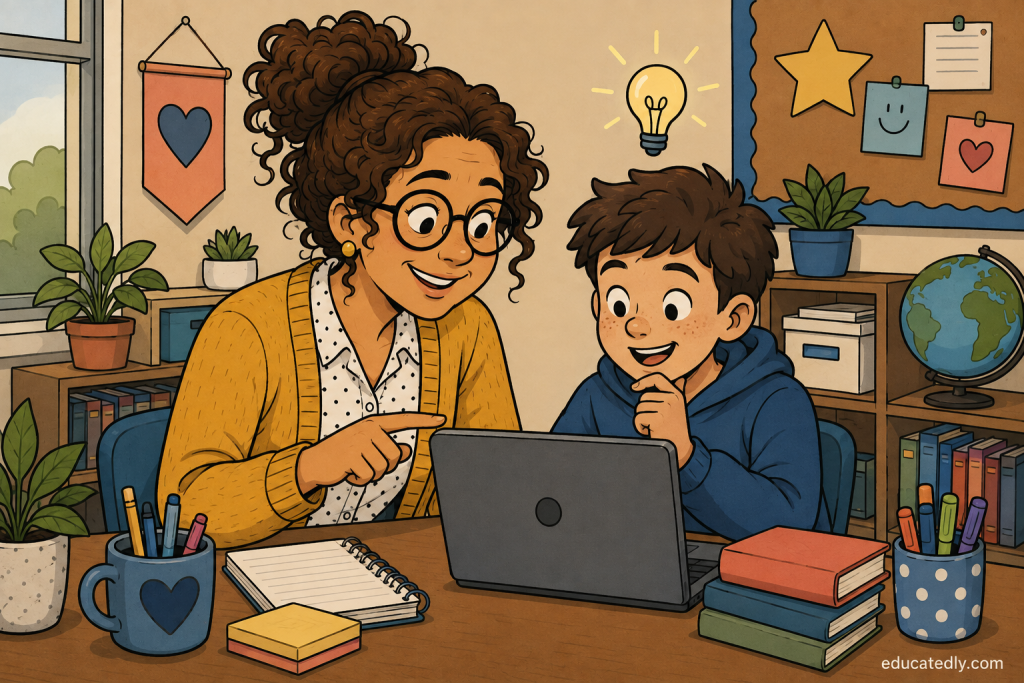 Miss Gina Using AI Tutor