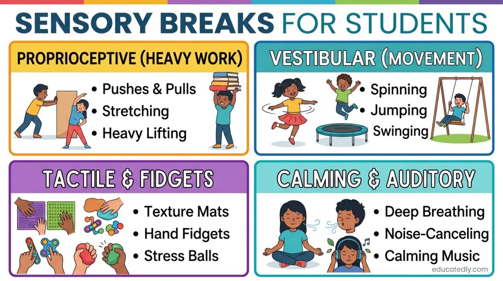 5 Quick Sensory Breaks to Help Students Stay Calm, Focused, and Ready to Learn