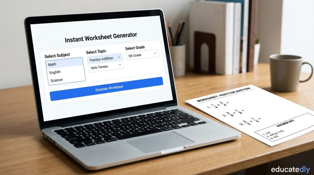 Instant Worksheet Generator