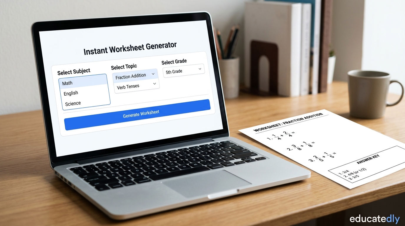 Instant Worksheet Generator