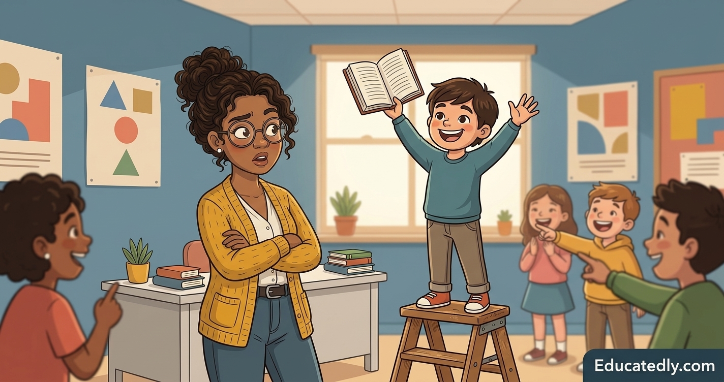 Honest Book Teacher Comic Story