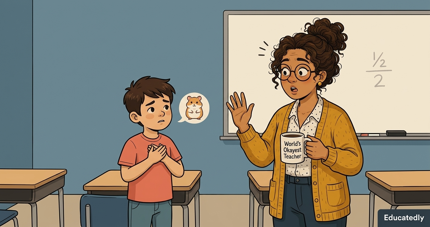 The Hamster Announcement Teacher Life Story