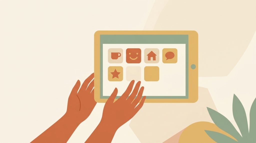 Core Vocabulary Word Builder for AAC