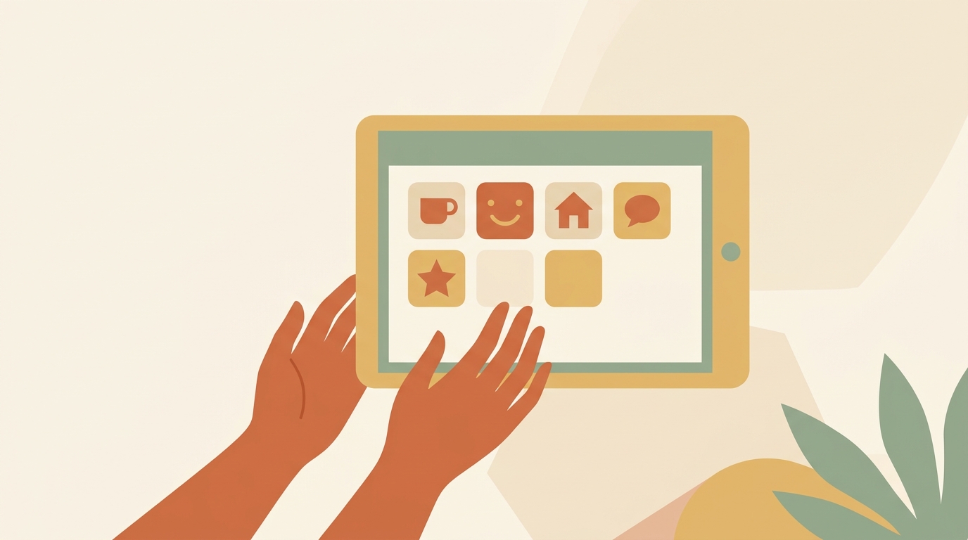 Core Vocabulary Word Builder for AAC